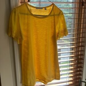 Like new size medium notations, cute detail on the neckline and sleeves